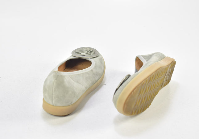 Gabor Damen Halbschuhe Slipper Ballerinas UK 3,5 Nr. 24-F 2621-Schuh-Gebraucht-secondhand