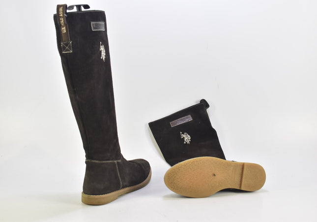 US Polo Assn Damen Stiefel Stiefelette Boots EUR 39 Nr. 24-B 4257-Schuh-Gebraucht-secondhand