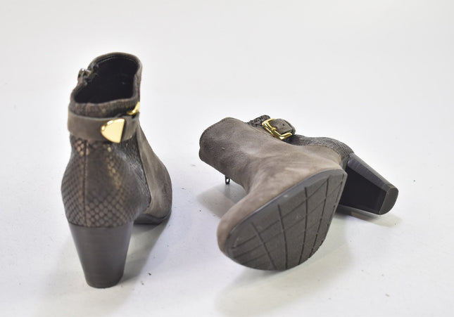 Via Milano Damen Stiefelette Boots EUR 36,5 Nr. 24-B 1680-Schuh-Gebraucht-secondhand