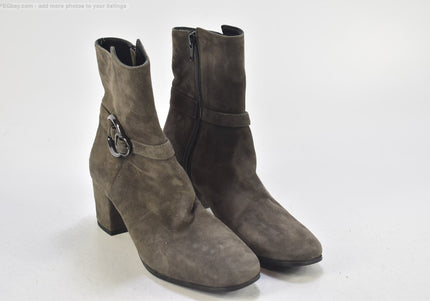 Franco Russo Damen Stiefelette Boots EUR 37 Nr. 24-B 5182-Schuh-Gebraucht-secondhand