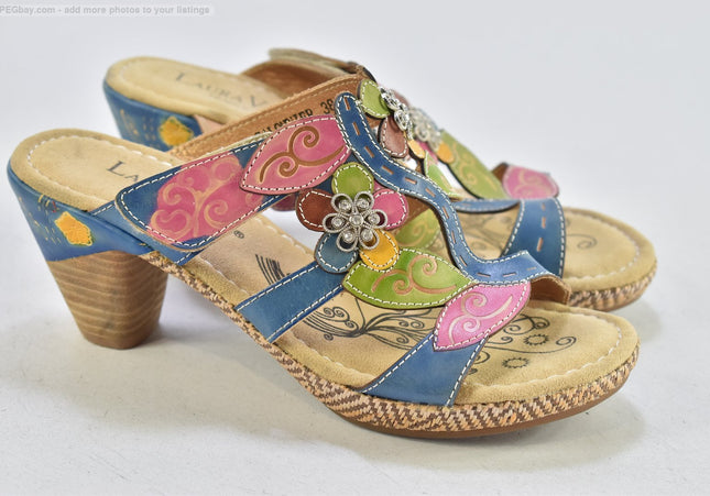 Laura Vita  Damen Sandale Pantolette  EUR 38 Nr. 26-S 1487
