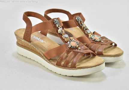 Rieker  Damen Sandale Sandalette  EUR 40 Nr. 26-S 3968