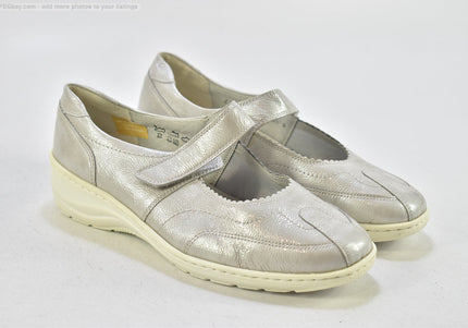 Waldläufer  Damen Halbschuhe Slipper Ballerinas  UK 6,5 Nr. 26-A 246