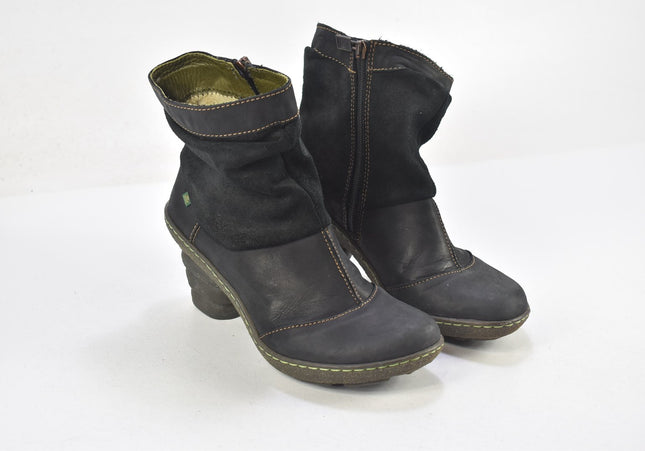 El Naturalista Damen Stiefelette Boots EUR 37 Nr. 24-J 668-Schuh-Gebraucht-secondhand