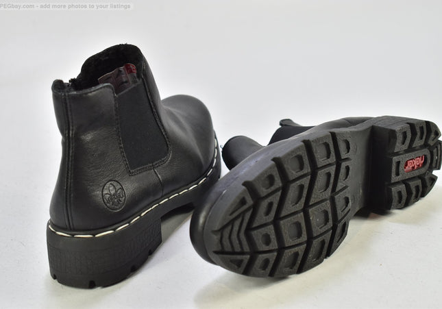Rieker Damen Stiefelette Boots EUR 39 Nr. 25-B 719-gebrauchte schuhe-second hand-SchuhGebraucht