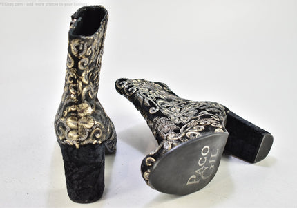 Paco Gil Damen Stiefelette Boots EUR 39 Nr. 24-B 6212-Schuh-Gebraucht-secondhand