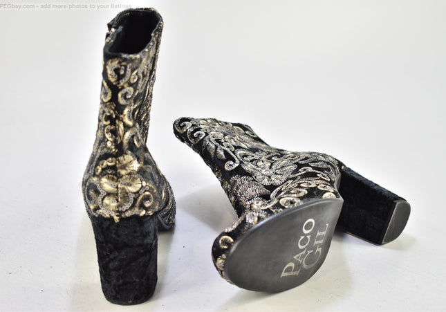 Paco Gil Damen Stiefelette Boots EUR 39 Nr. 24-B 6212-Schuh-Gebraucht-secondhand