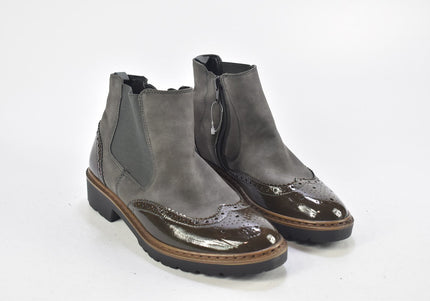 Jenny Damen Stiefelette Boots EUR 37 Nr. 24-F 3418-Schuh-Gebraucht-secondhand