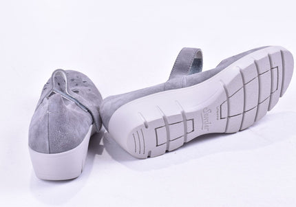 Semler Damen Halbschuhe Slipper Ballerinas UK 4,5 Nr. 23-Y 431-Schuh-Gebraucht-secondhand