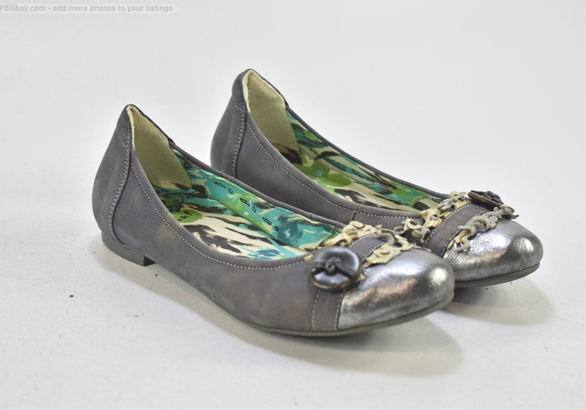 Think Damen Halbschuhe Slipper Ballerinas EUR 38 Nr. 25-F 2587-Schuh-Gebraucht-secondhand