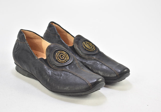 Think Damen Halbschuhe Slipper Ballerinas EUR 36 Nr. 24-F 2630-Schuh-Gebraucht-secondhand