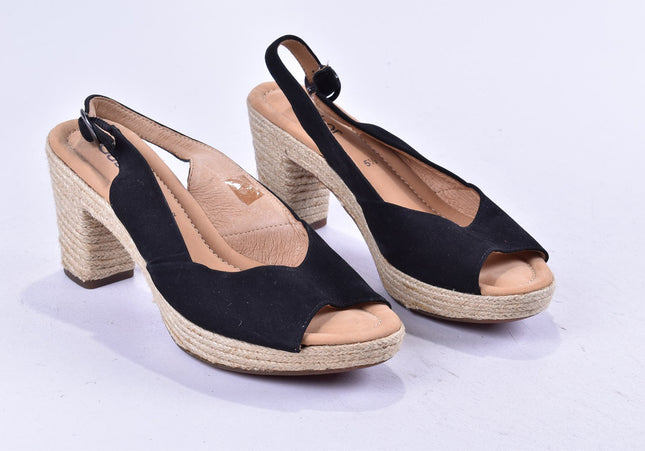 Gabor Damen Sandale Sandalette UK 5,5 Nr. 24-SD 493-Schuh-Gebraucht-secondhand