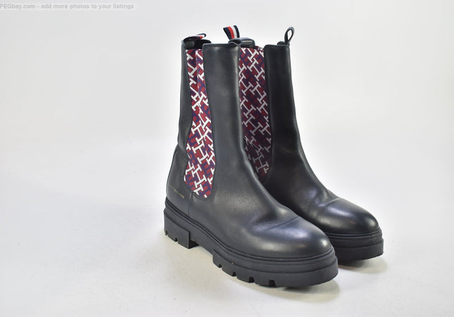 Tommy Hilfiger  Damen Stiefelette Boots  EUR 40 Nr. 26-B 1142