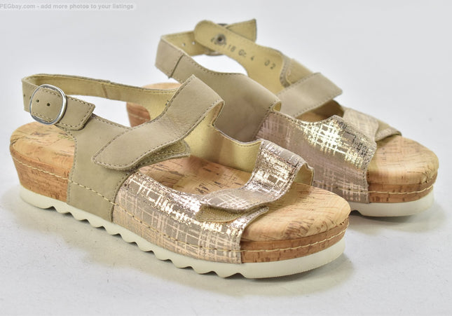 Waldläufer  Damen Sandale Sandalette  UK 4 Nr. 26-S 2334