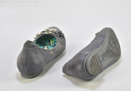 Think Damen Halbschuhe Slipper Ballerinas EUR 38 Nr. 25-F 2587-Schuh-Gebraucht-secondhand