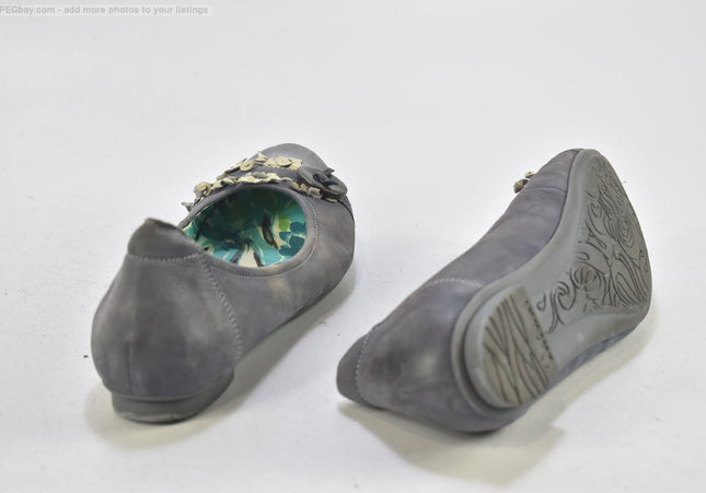 Think Damen Halbschuhe Slipper Ballerinas EUR 38 Nr. 25-F 2587-Schuh-Gebraucht-secondhand