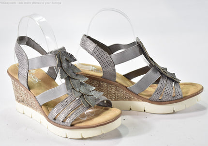 Rieker  Damen Sandale Pantolette  EUR 39 Nr. 26-S 714