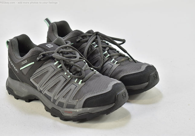 Salomon GTX Damen Wanderschuhe Trekking EUR 38 Nr. 25-T 2243-gebrauchte Schuhe-second hand-SchuhGebraucht