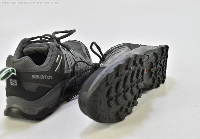 Salomon GTX Damen Wanderschuhe Trekking EUR 38 Nr. 25-T 2243-gebrauchte Schuhe-second hand-SchuhGebraucht