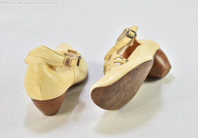 Think Damen Pumps High Heels EUR 38 Nr. 25-T 985-gebrauchte schuhe-second hand-SchuhGebraucht