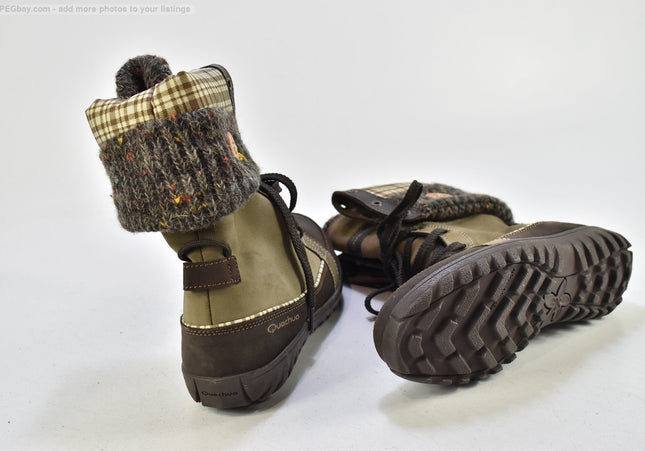 Quechua Damen Wanderschuhe Trekking EUR 40 Nr. 25-T 2244-gebrauchte Schuhe-second hand-SchuhGebraucht