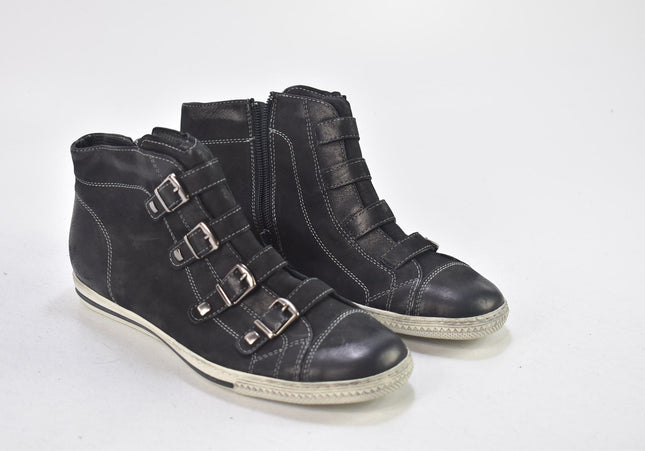 Paul Green Damen Stiefelette Boots UK 4 Nr. 24-B 824-Schuh-Gebraucht-secondhand