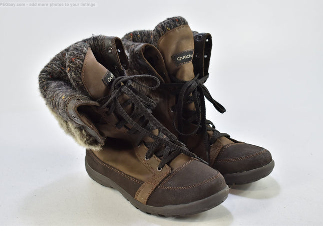 Quechua Damen Wanderschuhe Trekking EUR 38 Nr. 25-T 2246-gebrauchte Schuhe-second hand-SchuhGebraucht