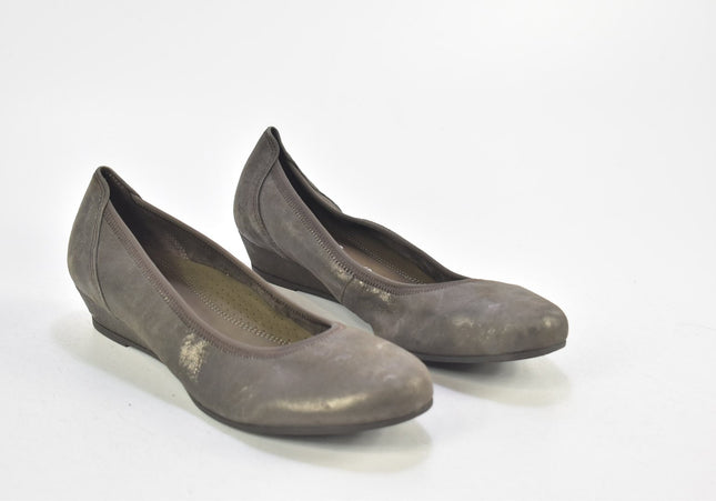 Gabor Damen Halbschuhe Slipper Ballerinas UK 4,5 Nr. 24-J 2622-Schuh-Gebraucht-secondhand