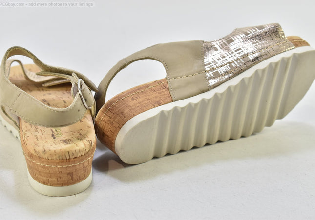 Waldläufer  Damen Sandale Sandalette  UK 4 Nr. 26-S 2334