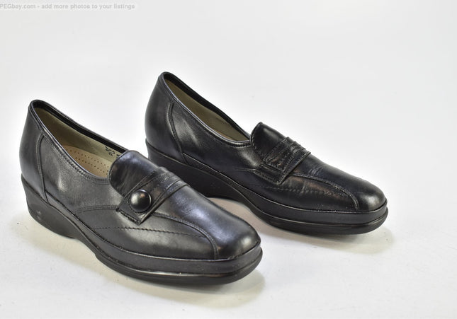 Waldläufer Damen Halbschuhe Slipper Ballerinas UK 5,5 Nr. 25-M 3017-Schuh-Gebraucht-secondhand