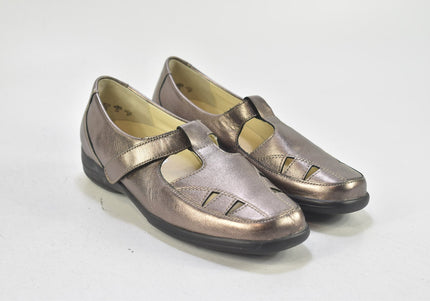 Semler Damen Halbschuhe Slipper Ballerinas UK 5 Nr. 24-X 1408-Schuh-Gebraucht-secondhand