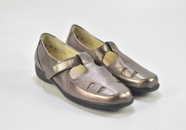 Semler Damen Halbschuhe Slipper Ballerinas UK 5 Nr. 24-X 1408-Schuh-Gebraucht-secondhand
