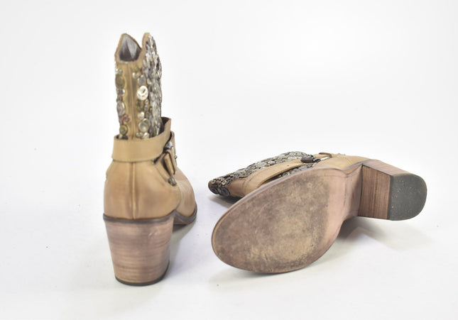 Konstantin Starke Damen Stiefelette Boots EUR 41 Nr. 24-F 427-Schuh-Gebraucht-secondhand
