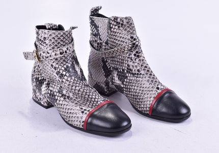 Just Cavalli Damen Stiefelette Boots EUR 36 Nr. 24-M 2147-Schuh-Gebraucht-secondhand