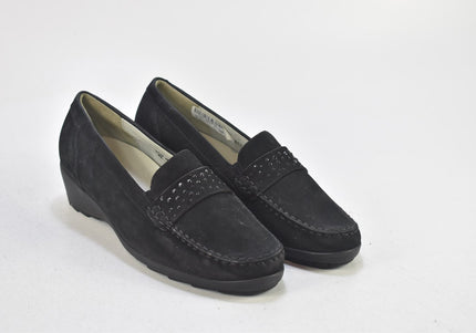 Waldläufer Damen Halbschuhe Slipper Ballerinas UK 5 Nr. 24-N 2216-Schuh-Gebraucht-secondhand