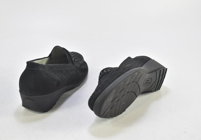 Waldläufer Damen Halbschuhe Slipper Ballerinas UK 5 Nr. 24-N 2216-Schuh-Gebraucht-secondhand