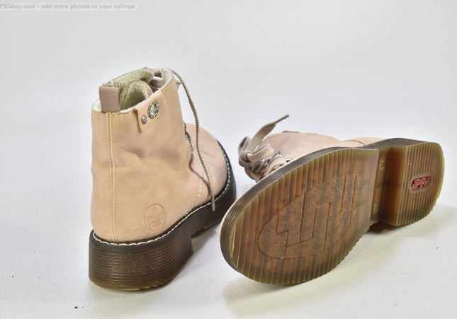 Rieker Damen Stiefelette Boots EUR 38 Nr. 25-B 736-gebrauchte schuhe-second hand-SchuhGebraucht