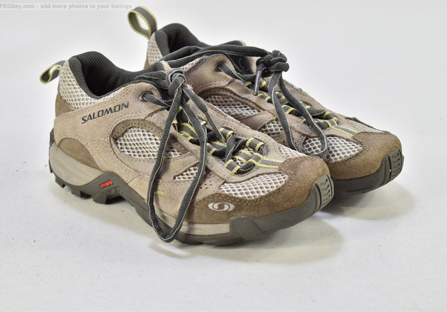 Salomon Damen Wanderschuhe Trekking EUR 37 1/3 Nr. 25-T 2250-gebrauchte Schuhe-second hand-SchuhGebraucht