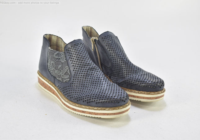 Rieker Damen Stiefelette Boots EUR 37 Nr. 24-B 5184-Schuh-Gebraucht-secondhand
