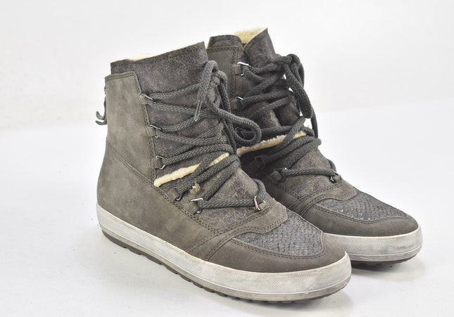 Gabor Damen Stiefelette Boots UK 4 Nr. 24-J 1685-Schuh-Gebraucht-secondhand