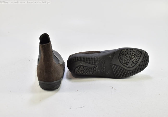 Ströber Damen Stiefelette Boots UK 4 Nr. 24-B 5863-Schuh-Gebraucht-secondhand