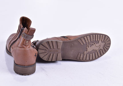 Mustang Damen Stiefelette Boots EUR 38 Nr. 24-P 4-Schuh-Gebraucht-secondhand