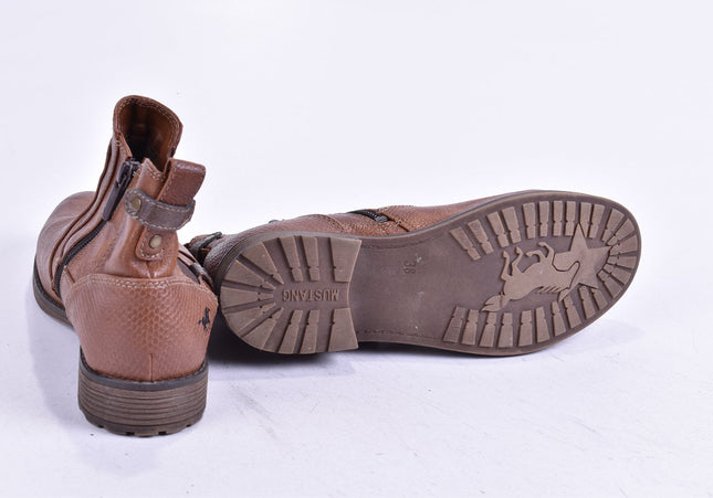 Mustang Damen Stiefelette Boots EUR 38 Nr. 24-P 4-Schuh-Gebraucht-secondhand