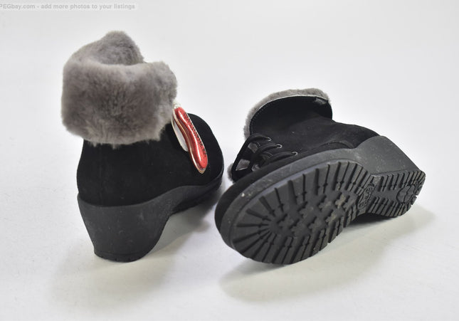 Mephisto Damen Stiefelette Boots UK 3,5 Nr. 24-B 4938-Schuh-Gebraucht-secondhand