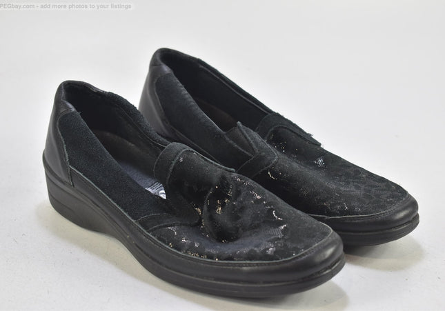 Rohde Damen Halbschuhe Slipper Ballerinas UK 7 Nr. 25-F 3315-Schuh-Gebraucht-secondhand