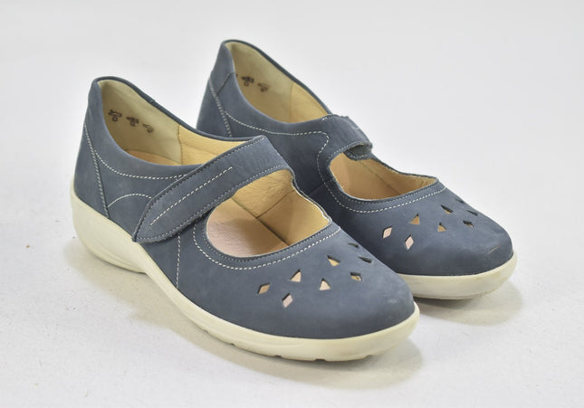 Semler Damen Halbschuhe Slipper Ballerinas UK 3 Nr. 24-N 1602-Schuh-Gebraucht-secondhand