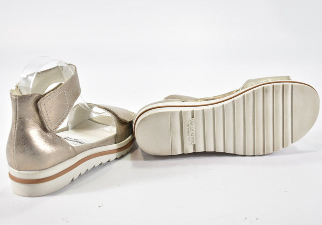 Waldläufer Damen Sandale Sandalette UK 4 Nr. 24-SD 1404-Schuh-Gebraucht-secondhand