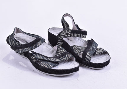 Jürgen Hirsch Damen Sandale Sandalette EUR 37 Nr. 24-SD 3799-Schuh-Gebraucht-secondhand
