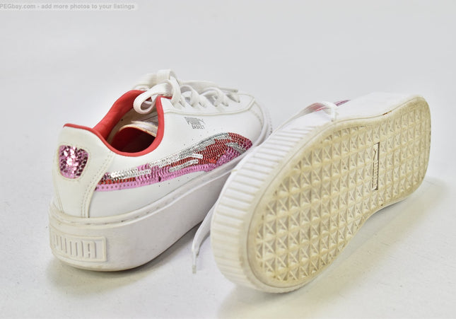 Puma Basket Damen Sportschuhe Sneaker EUR 38 Nr. 25-U 1482 - Schuh-Gebraucht - Second-hand - gebrauchte Schuhe