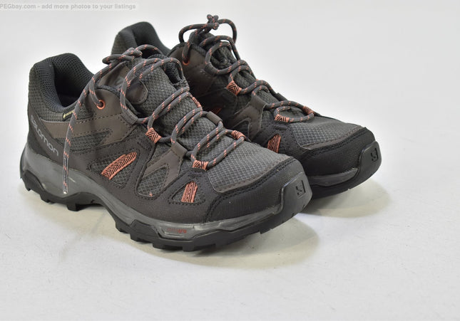 Salomon GTX Damen Wanderschuhe Trekking EUR 38 Nr. 25-T 2257-gebrauchte Schuhe-second hand-SchuhGebraucht